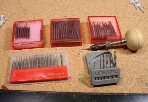 Ball Handled Pin Vice and Bits Ball Handled Pin Vice and Bits
