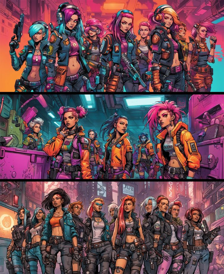 Escher Gang Color Reference