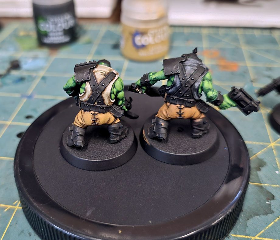 Skrag Brown and a 50/50 Tau Light Ochre
